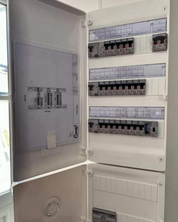 Tableau électrique 3 rangées Legrand 